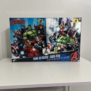 Marvel Avengers, 2 Prime 3D Puzzles, 500pc each Brand New